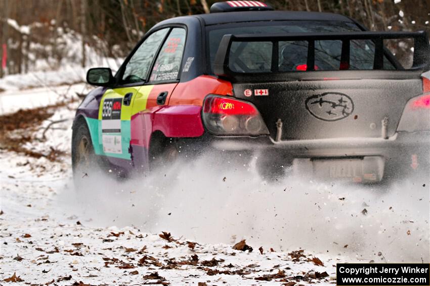 Colin Gleason / Marc Gutenberger Subaru Impreza 2.5RS on SS2, Nemadji Trail West I.