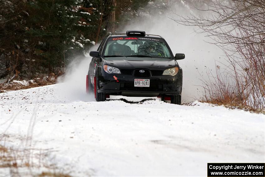 Jonah Becken / Peyton Reece Subaru Impreza 2.5i on SS2, Nemadji Trail West I.