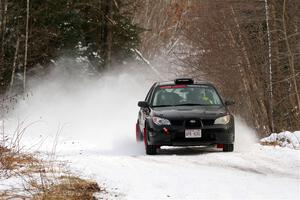 Jonah Becken / Peyton Reece Subaru Impreza 2.5i on SS2, Nemadji Trail West I.