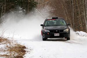 Jonah Becken / Peyton Reece Subaru Impreza 2.5i on SS2, Nemadji Trail West I.
