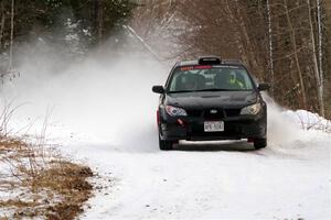 Jonah Becken / Peyton Reece Subaru Impreza 2.5i on SS2, Nemadji Trail West I.