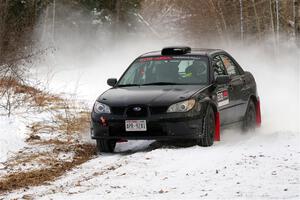 Jonah Becken / Peyton Reece Subaru Impreza 2.5i on SS2, Nemadji Trail West I.
