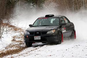 Jonah Becken / Peyton Reece Subaru Impreza 2.5i on SS2, Nemadji Trail West I.