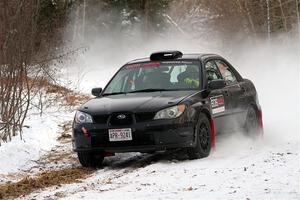 Jonah Becken / Peyton Reece Subaru Impreza 2.5i on SS2, Nemadji Trail West I.