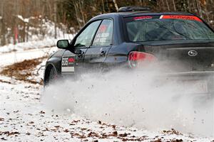 Jonah Becken / Peyton Reece Subaru Impreza 2.5i on SS2, Nemadji Trail West I.