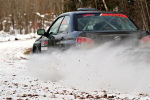 Jonah Becken / Peyton Reece Subaru Impreza 2.5i on SS2, Nemadji Trail West I.