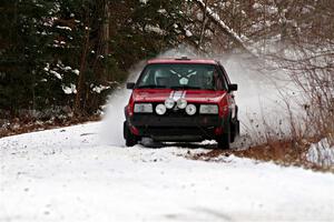 Nino Ortega / Peyton Goldenstein VW GTI on SS2, Nemadji Trail West I.
