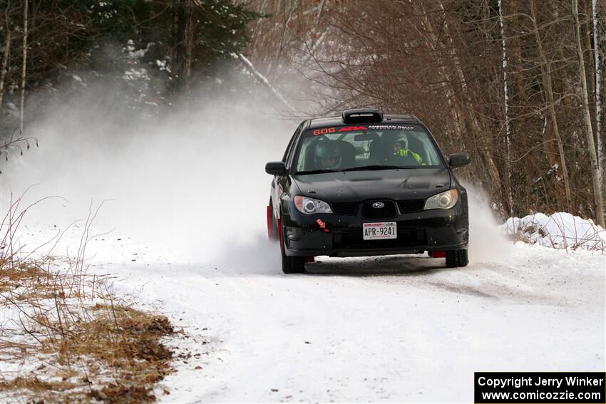 Jonah Becken / Peyton Reece Subaru Impreza 2.5i on SS2, Nemadji Trail West I.