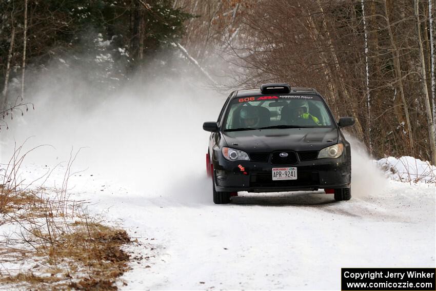 Jonah Becken / Peyton Reece Subaru Impreza 2.5i on SS2, Nemadji Trail West I.