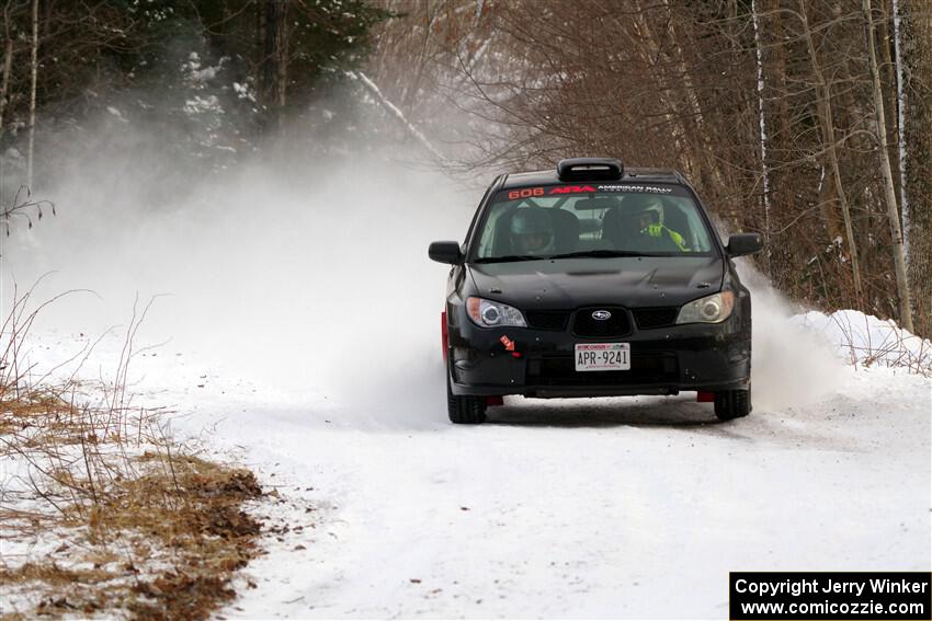 Jonah Becken / Peyton Reece Subaru Impreza 2.5i on SS2, Nemadji Trail West I.