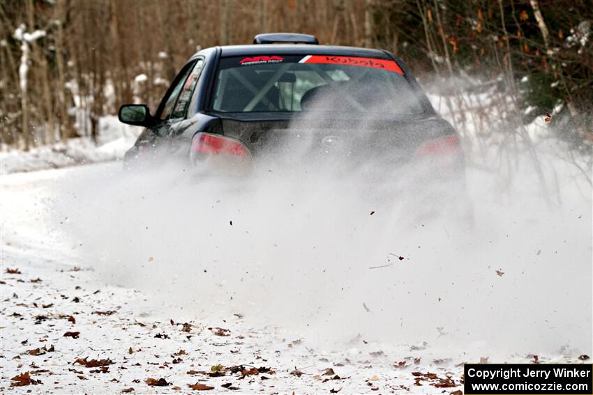 Jonah Becken / Peyton Reece Subaru Impreza 2.5i on SS2, Nemadji Trail West I.