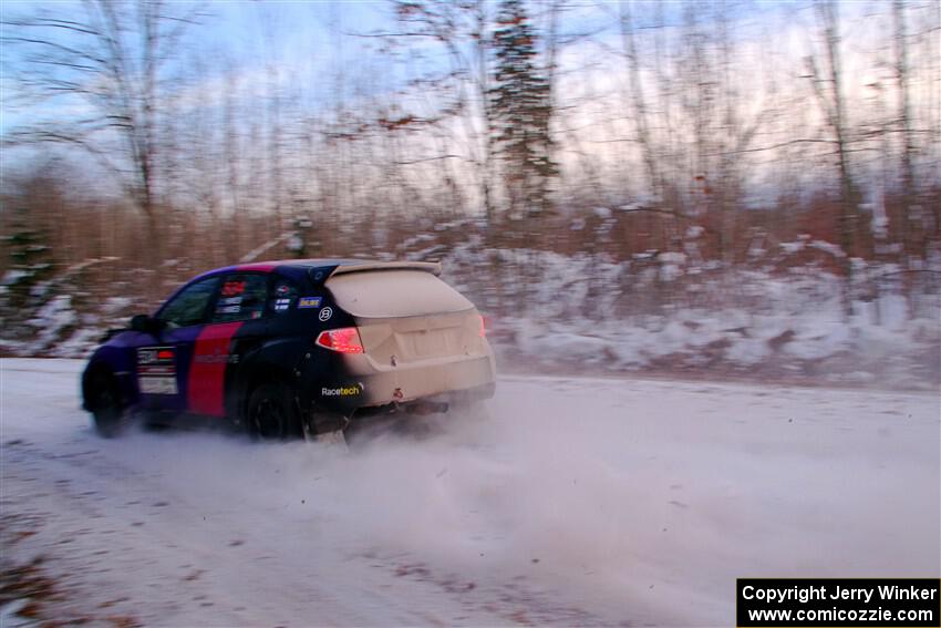 Silas Himes / Guinevere Himes Subaru WRX STi on SS3, Nemadji Trail East II.