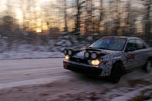 Peter Farrow / Jackson Sedivy Subaru WRX on SS3, Nemadji Trail East II.