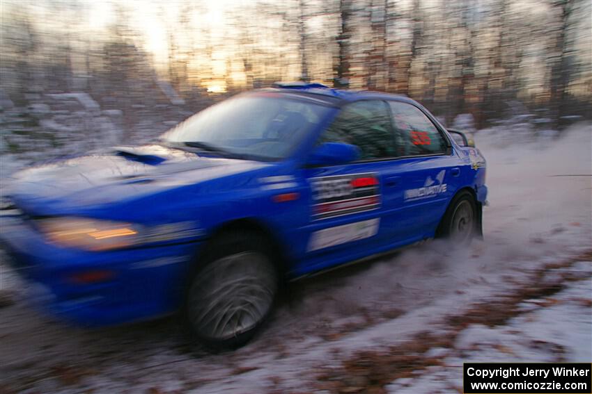 Connor Himes / Elliot Prusi Subaru Impreza on SS3, Nemadji Trail East II.