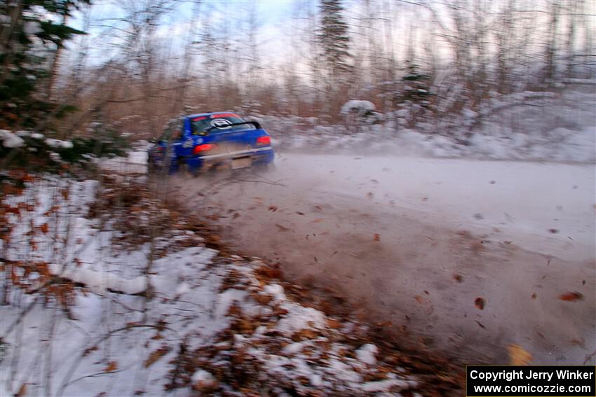 Connor Himes / Elliot Prusi Subaru Impreza on SS3, Nemadji Trail East II.