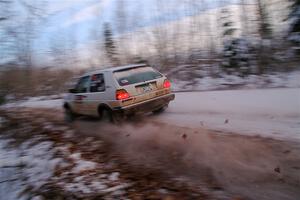 Josh Nykanen / Charlotte Himes VW GTI on SS3, Nemadji Trail East II.