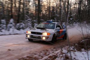Tyler Matalas / Jake Robinson Subaru Impreza LX on SS3, Nemadji Trail East II.
