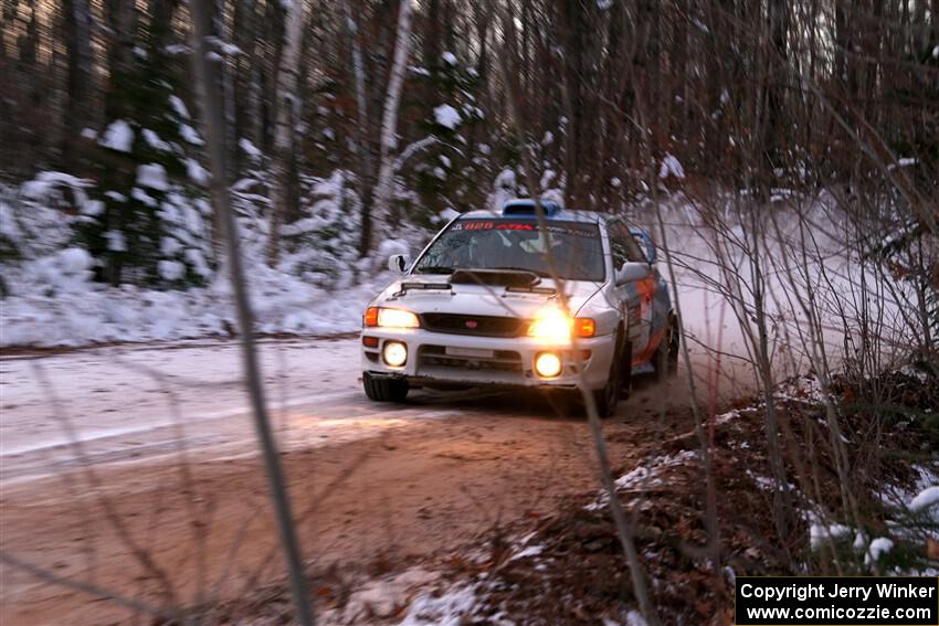 Tyler Matalas / Jake Robinson Subaru Impreza LX on SS3, Nemadji Trail East II.