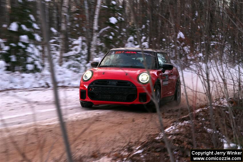 Cristian Perocarpi / David Quillen MINI Cooper JCW on SS3, Nemadji Trail East II.