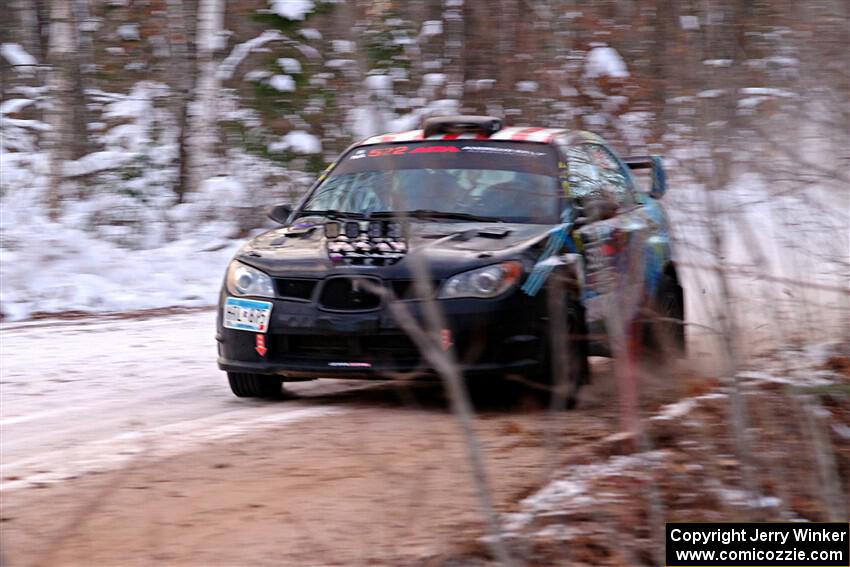 Matt James / Jackie James Subaru Impreza on SS3, Nemadji Trail East II.