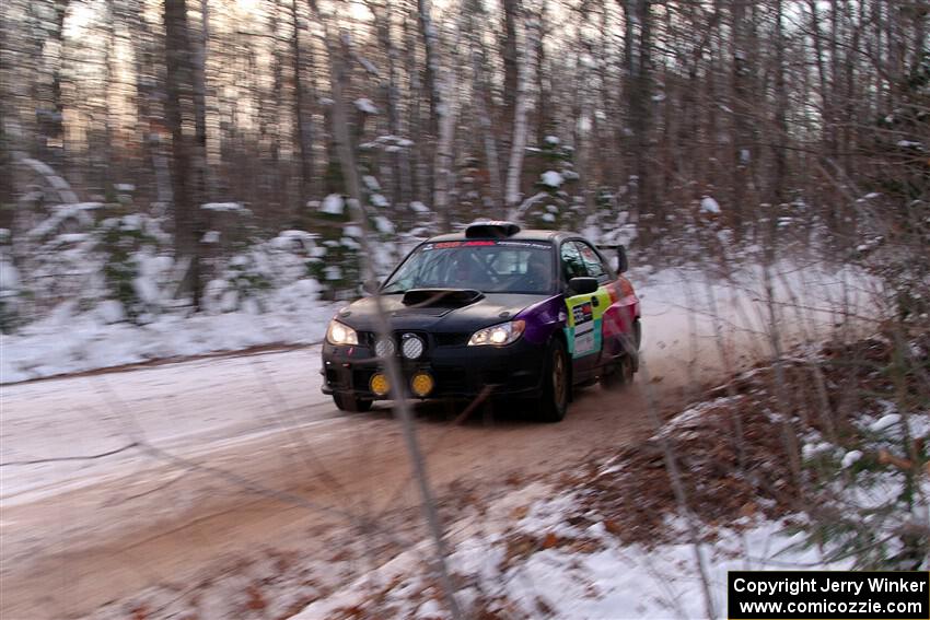 Colin Gleason / Marc Gutenberger Subaru Impreza 2.5RS on SS3, Nemadji Trail East II.