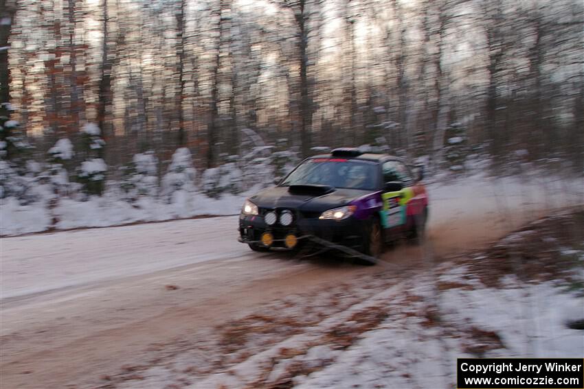 Colin Gleason / Marc Gutenberger Subaru Impreza 2.5RS on SS3, Nemadji Trail East II.