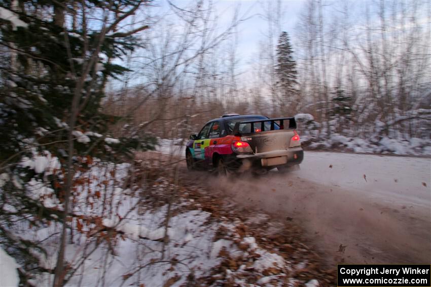Colin Gleason / Marc Gutenberger Subaru Impreza 2.5RS on SS3, Nemadji Trail East II.