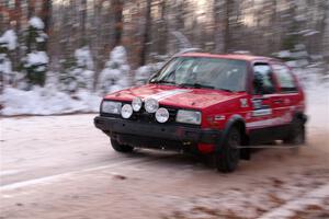 Nino Ortega / Peyton Goldenstein VW GTI on SS3, Nemadji Trail East II.