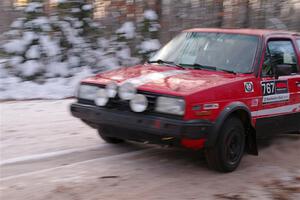 Nino Ortega / Peyton Goldenstein VW GTI on SS3, Nemadji Trail East II.