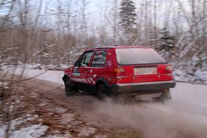 Nino Ortega / Peyton Goldenstein VW GTI on SS3, Nemadji Trail East II.