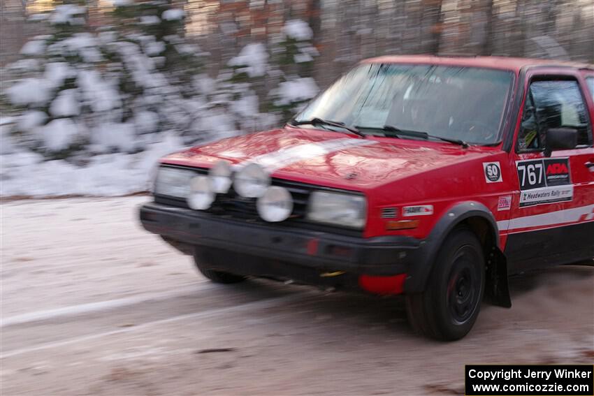 Nino Ortega / Peyton Goldenstein VW GTI on SS3, Nemadji Trail East II.