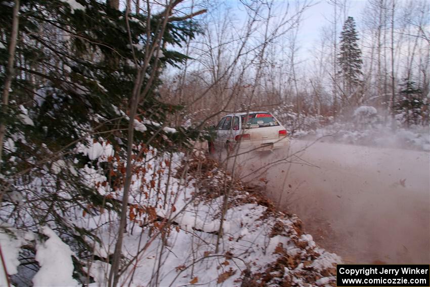Aidan Hicks / John Hicks Subaru Impreza Wagon on SS3, Nemadji Trail East II.