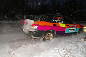 Colin Gleason / Marc Gutenberger Subaru Impreza 2.5RS on SS4, Nemadji Trail West II.