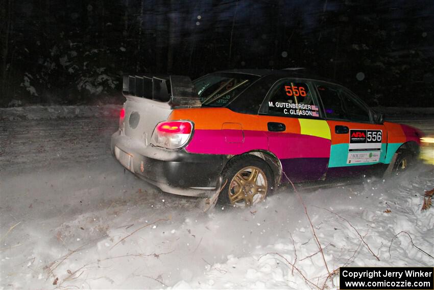 Colin Gleason / Marc Gutenberger Subaru Impreza 2.5RS on SS4, Nemadji Trail West II.