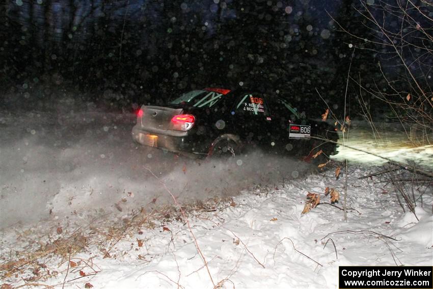 Jonah Becken / Peyton Reece Subaru Impreza 2.5i on SS4, Nemadji Trail West II.