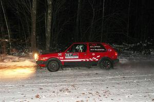 Nino Ortega / Peyton Goldenstein VW GTI on SS4, Nemadji Trail West II.