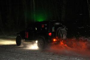 A Jeep Wrangler sweeps SS4, Nemadji Trail West II.