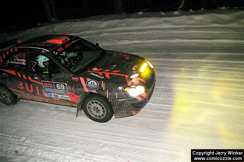 Gabe Jacobsohn / Jason Hack Subaru WRX STi on SS1, Meaford-Mills I.