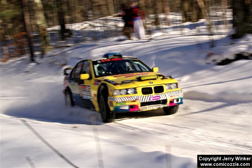 Matt Nykanen / Will Ross BMW 328i on SS13, Sage Creek-Vondette.