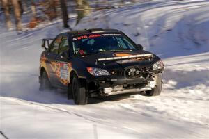 Sam Jacques / Kyle Cooper Subaru Impreza on SS13, Sage Creek-Vondette.