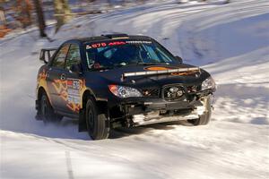 Sam Jacques / Kyle Cooper Subaru Impreza on SS13, Sage Creek-Vondette.