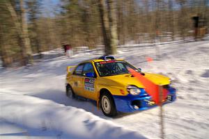 Tom Mayer / Dillon McKenna Subaru WRX on SS13, Sage Creek-Vondette.