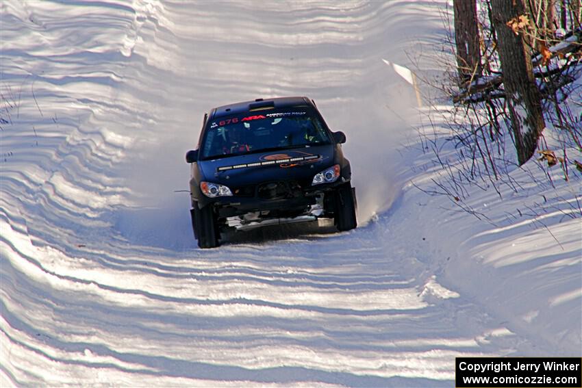 Sam Jacques / Kyle Cooper Subaru Impreza on SS13, Sage Creek-Vondette.