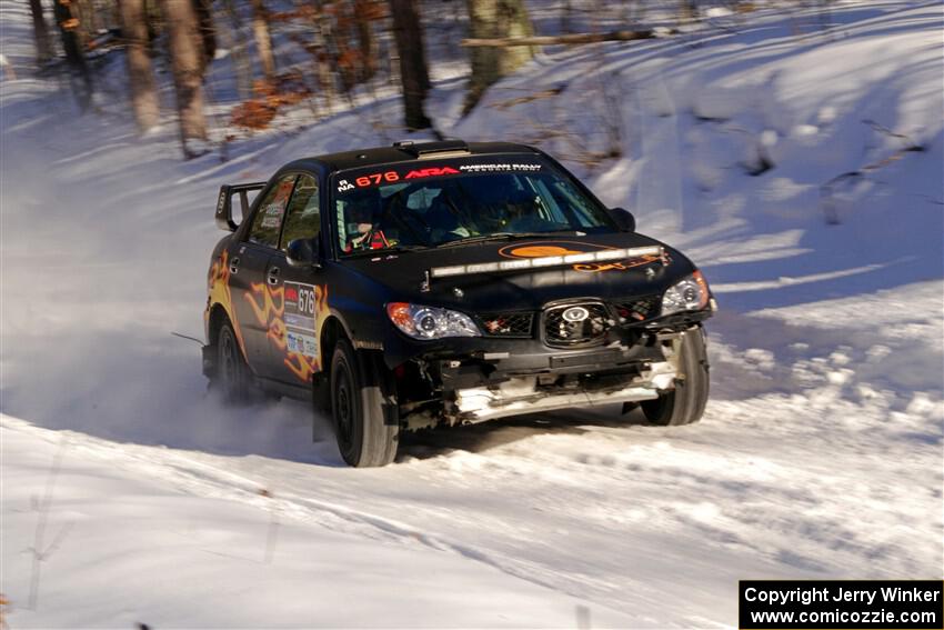 Sam Jacques / Kyle Cooper Subaru Impreza on SS13, Sage Creek-Vondette.