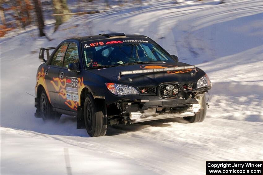 Sam Jacques / Kyle Cooper Subaru Impreza on SS13, Sage Creek-Vondette.