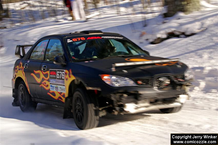 Sam Jacques / Kyle Cooper Subaru Impreza on SS13, Sage Creek-Vondette.