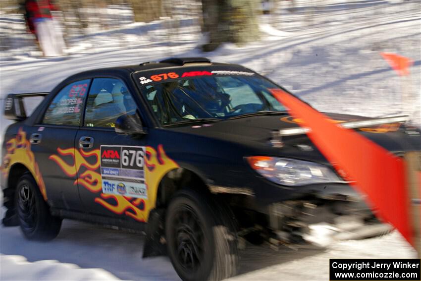 Sam Jacques / Kyle Cooper Subaru Impreza on SS13, Sage Creek-Vondette.
