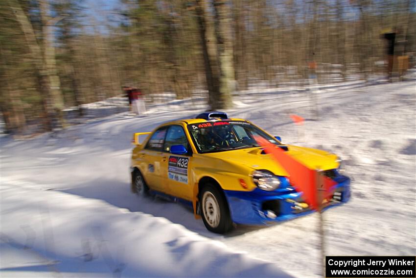 Tom Mayer / Dillon McKenna Subaru WRX on SS13, Sage Creek-Vondette.