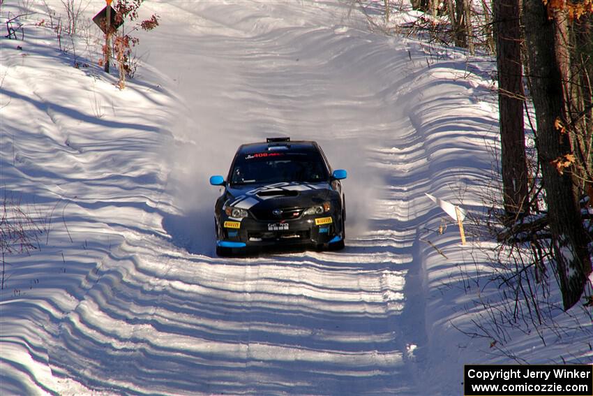 Nick Woodman / Ryan Scott Subaru Impreza WRX STi on SS13, Sage Creek-Vondette.