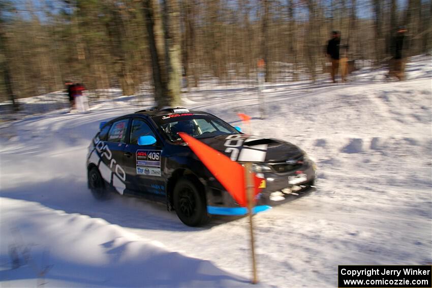 Nick Woodman / Ryan Scott Subaru Impreza WRX STi on SS13, Sage Creek-Vondette.